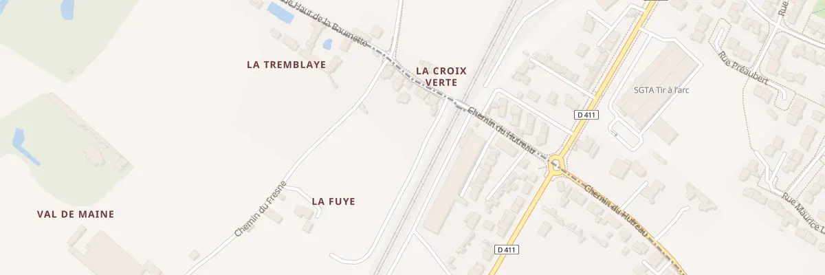 Plan du 8 Che du Hutreau à Sainte-Gemmes-sur-Loire
