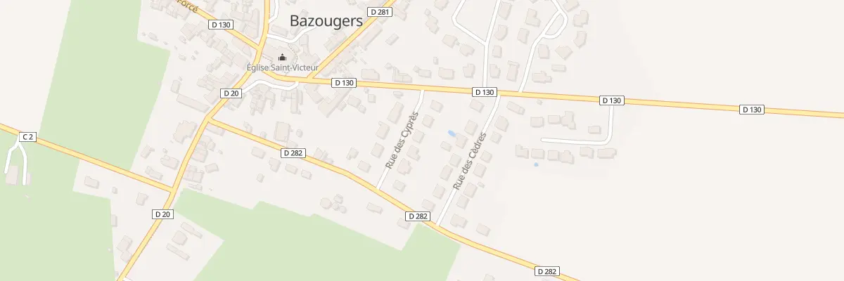Plan du 5 Rue des Cyprès à Bazougers