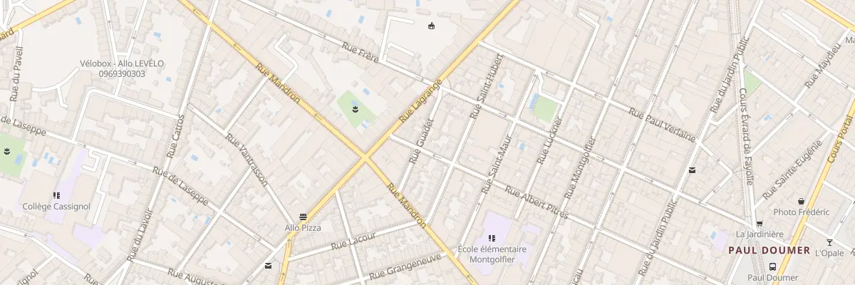 Plan du 89 Rue Albert Pitres à Bordeaux