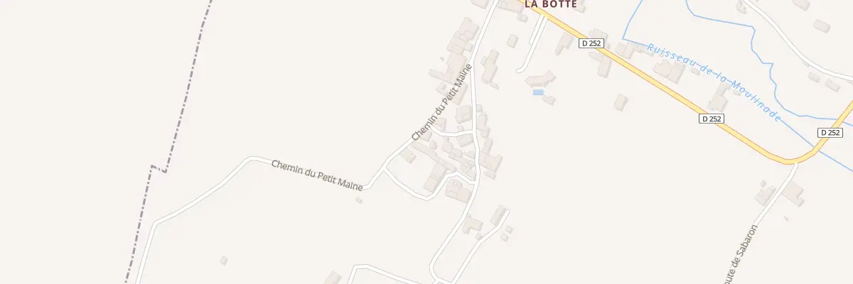 Plan du 45 Rte des Hortensias à Campugnan