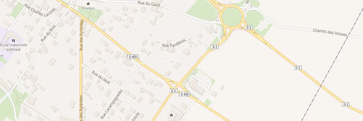 Plan du 4 Av du Pont De Pierre à Pardies