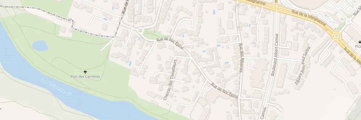 Plan du 1B Che des Travailleurs à Angers