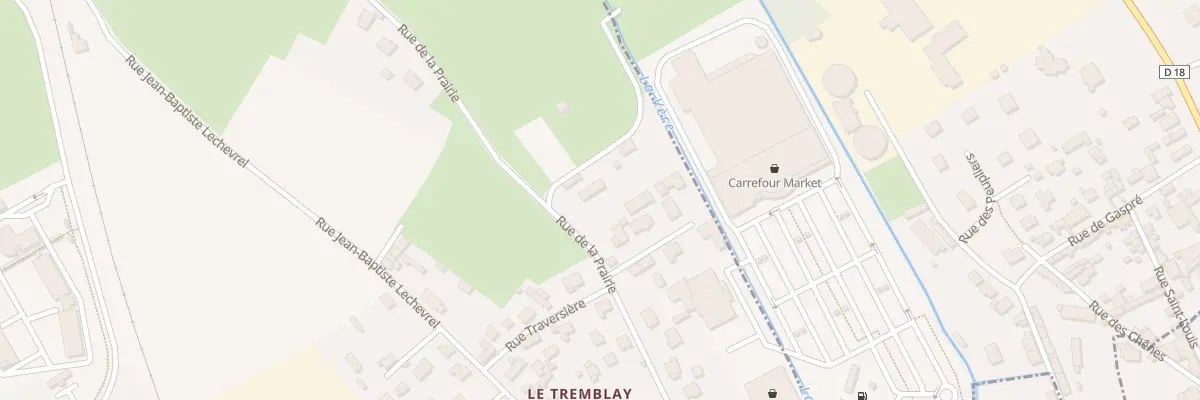 Plan du 18 Rue de la Prairie à La Lande-Patry