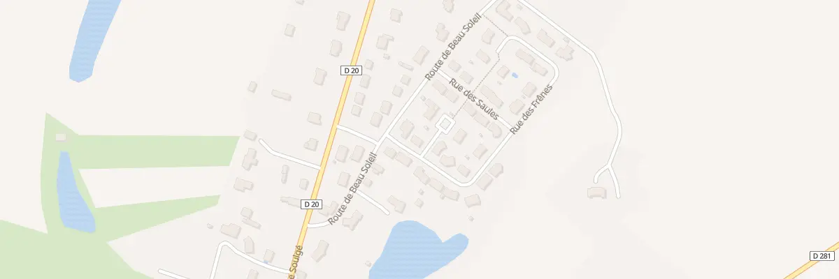 Plan du 3 Rue des Frênes à Bazougers