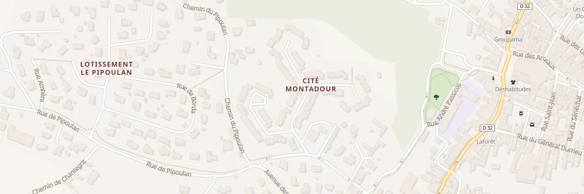 Plan du 42 Res Montadour à Saint-Sever