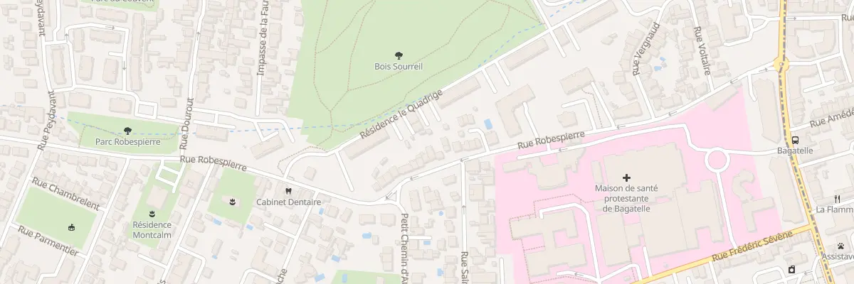 Plan du 118 Rue Robespierre à Talence