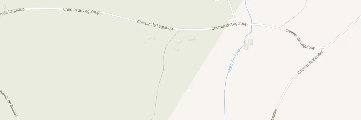 Plan du 5 Che de Laguloup à Saucats