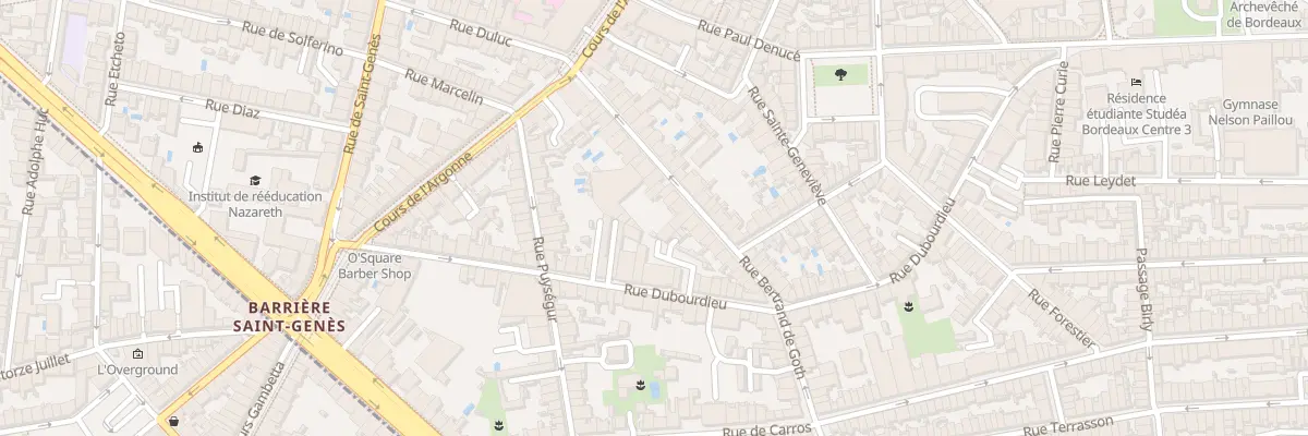 Plan du 29 Rue Bertrand de Goth à Bordeaux