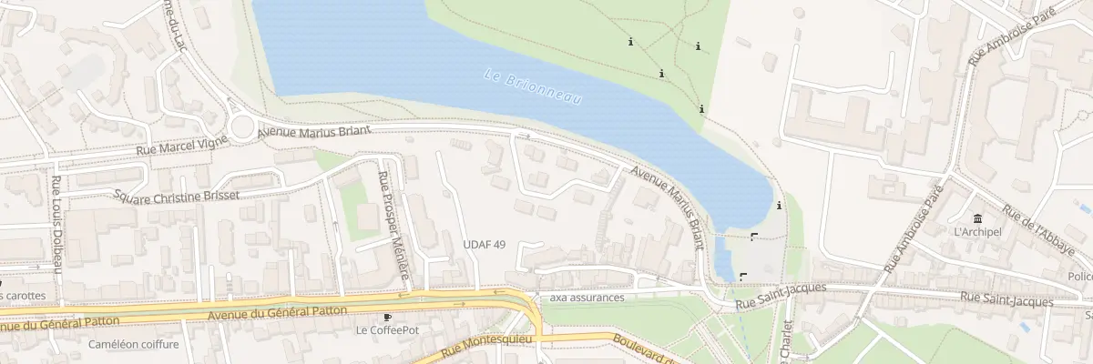 Plan du 49 Av Marius Briant à Angers
