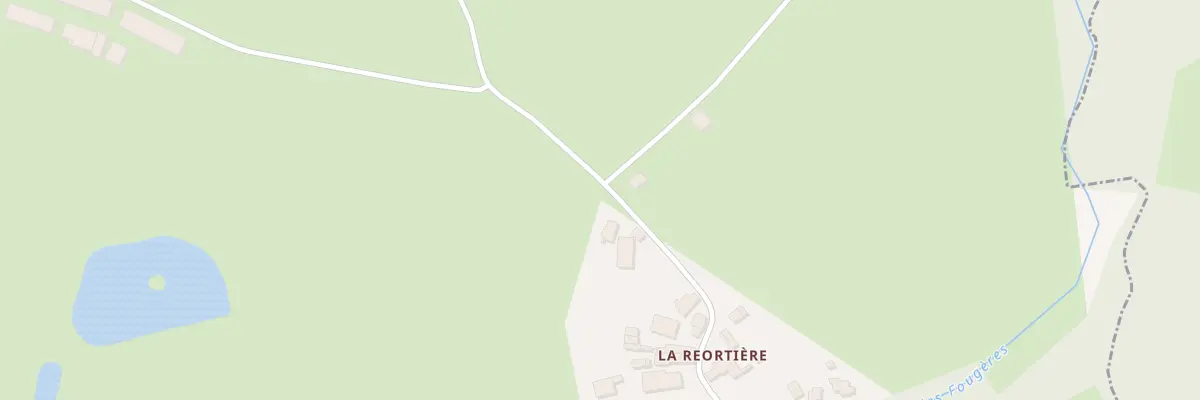 Plan du 11 La Réortière au Busseau