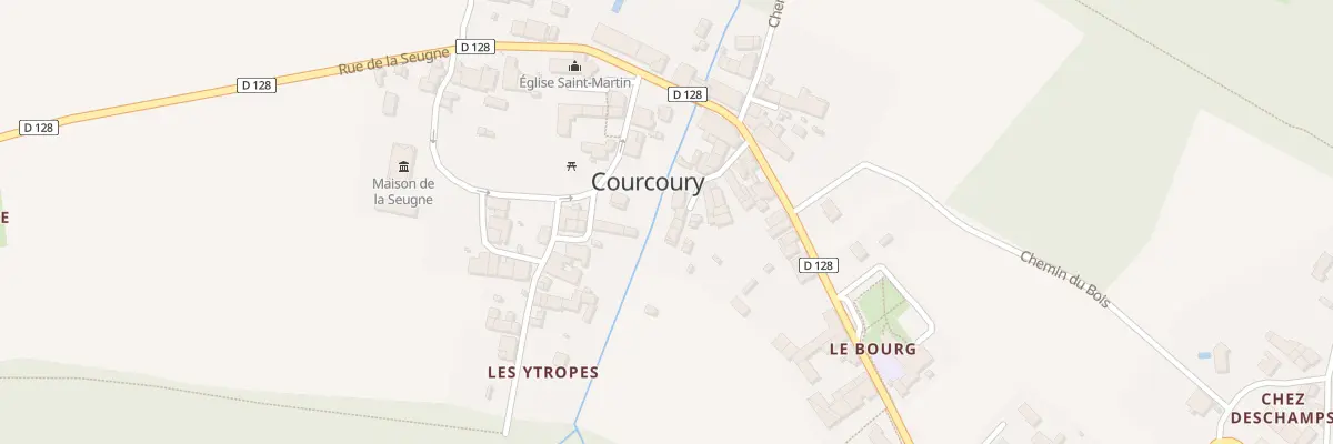 Plan du 8 Imp du Grillon à Courcoury