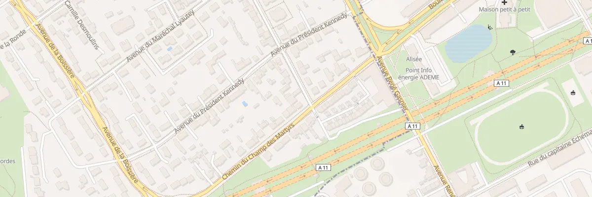 Plan du 1 Rue des Oiseaux à Avrillé