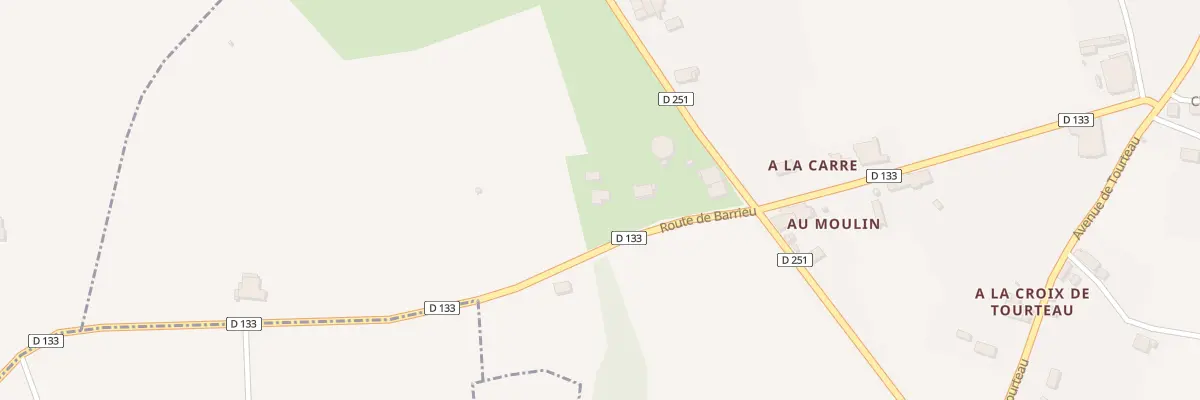 Plan du 6 Rte de Barrieu à Samonac