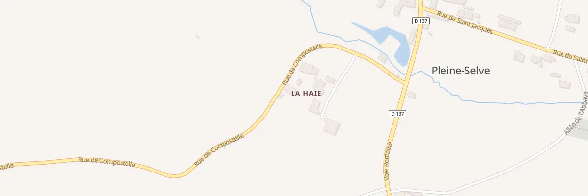 Plan du 69 Chez la Haie Sud à Pleine-Selve
