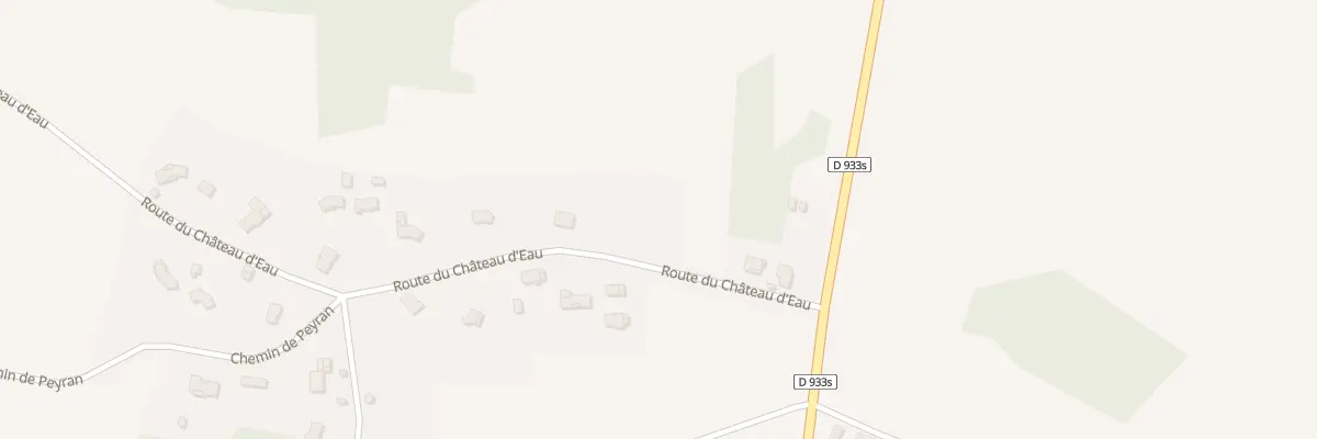 Plan du 2341 Rte du Château d’Eau à Audignon