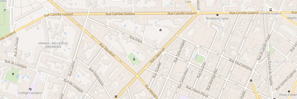 Plan du 104 Rue Frere à Bordeaux