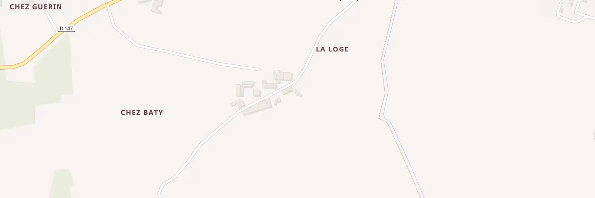 Plan du 1 La Loge à Saint-Dizant-du-Bois