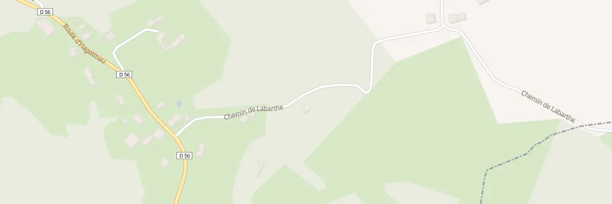 Plan du 160 Che de Labarthe à Poudenx