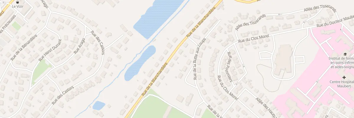 Plan du 21 Rue de la Blanchardiere à Flers