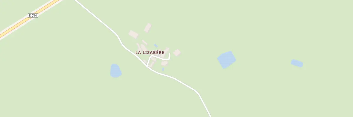 Plan du 7 La Lizabere au Busseau