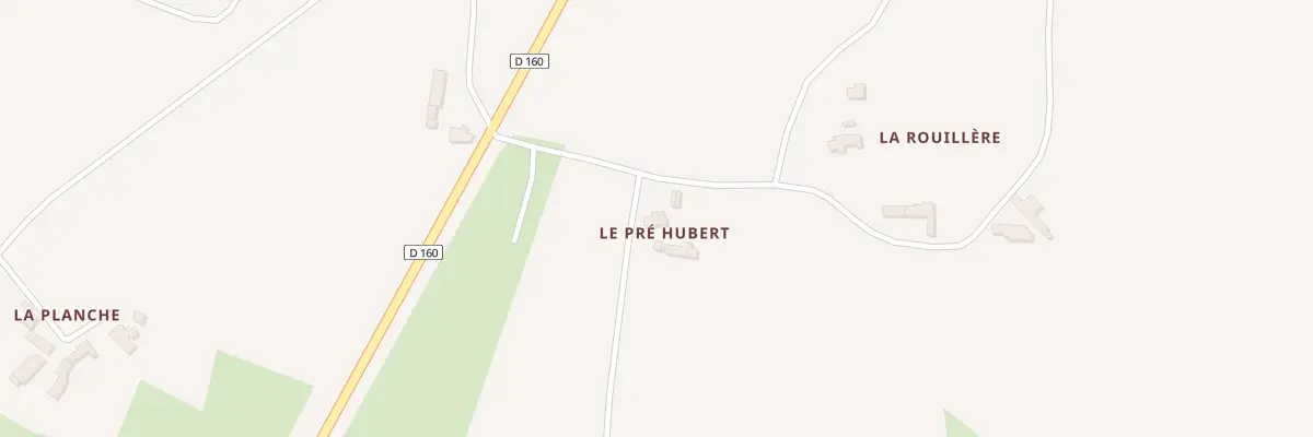 Plan du 1 Le Pré Hubert à Mozé-sur-Louet