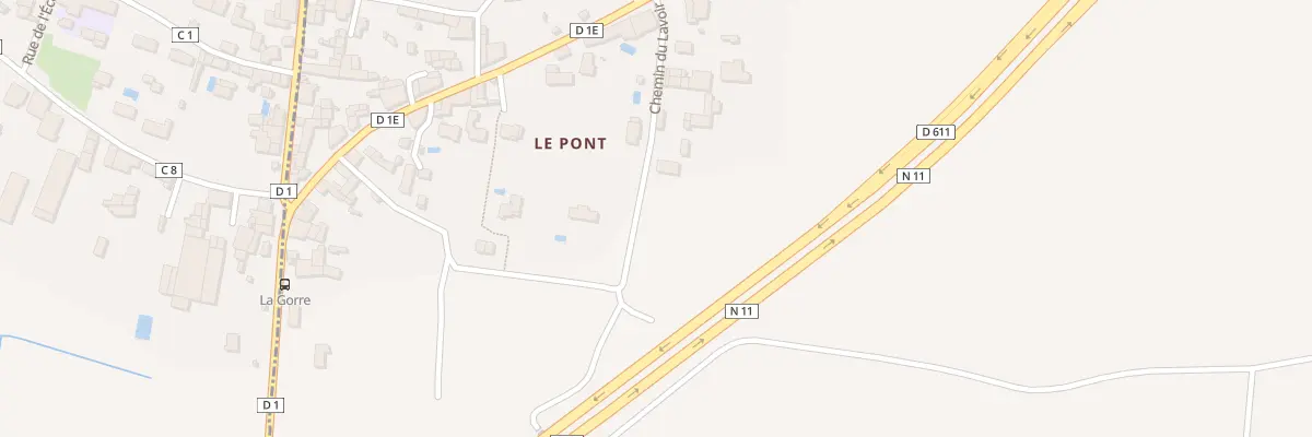Plan du 13 Che du Lavoir Le Pont à Frontenay-Rohan-Rohan