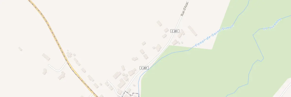 Plan du 672 Rue d’Azac à Saint-Aubin-de-Blaye