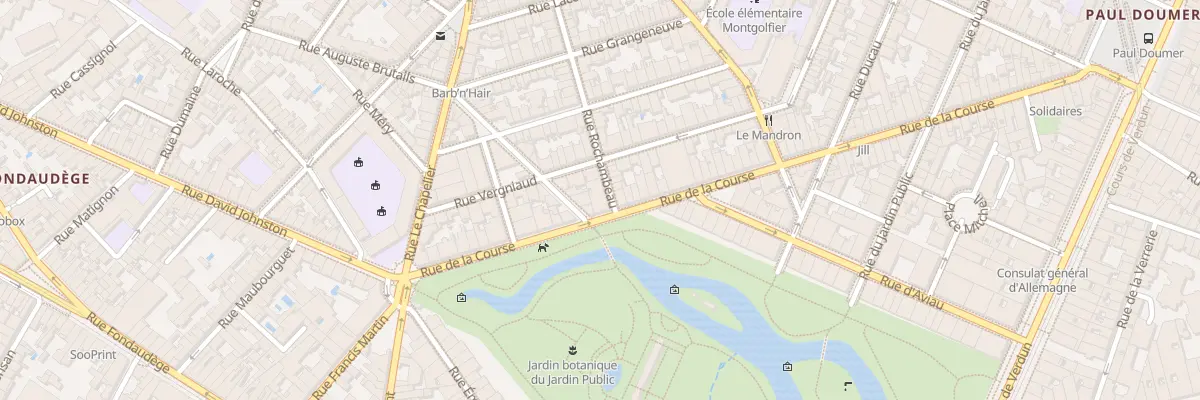 Plan du 97 Rue de la Course à Bordeaux