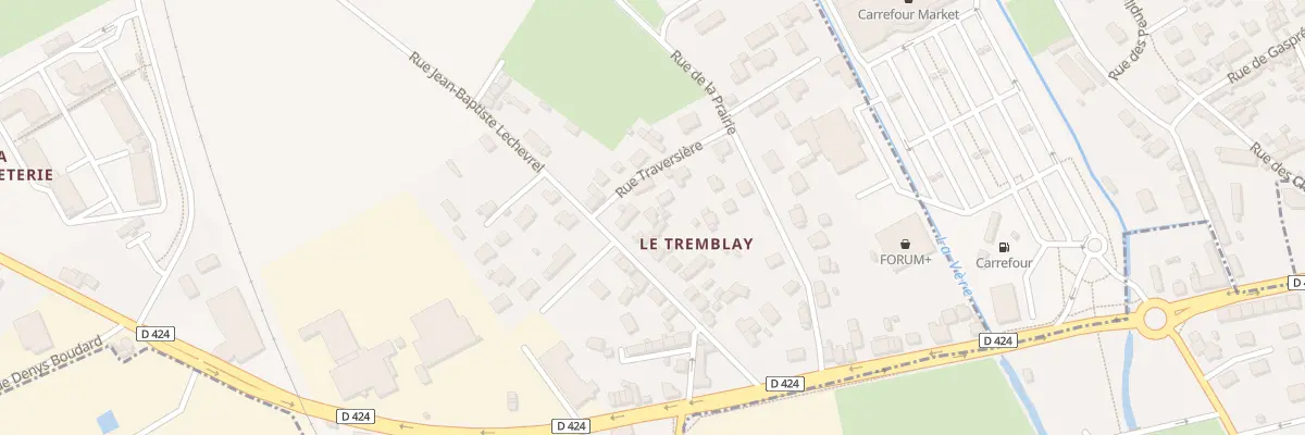 Plan du 138 Le Tremblay à La Lande-Patry