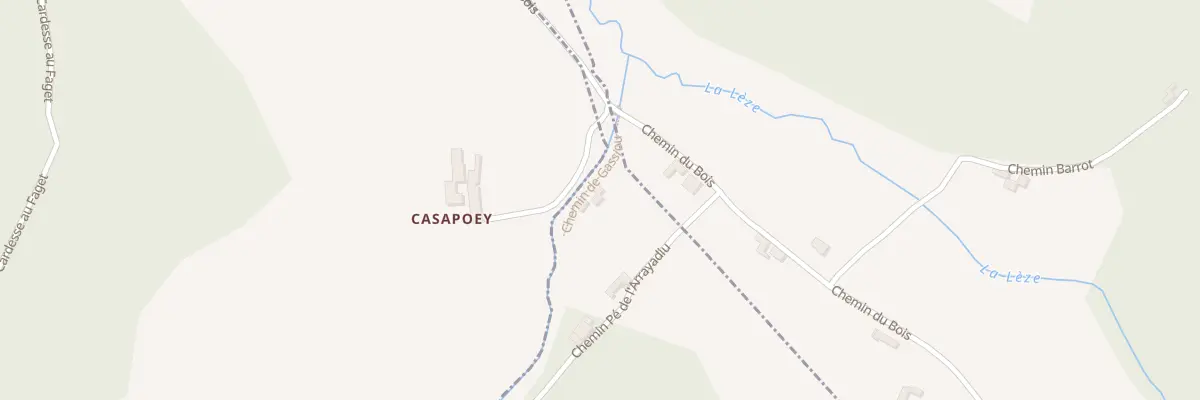Plan du 65 Che Gassiou à Cardesse