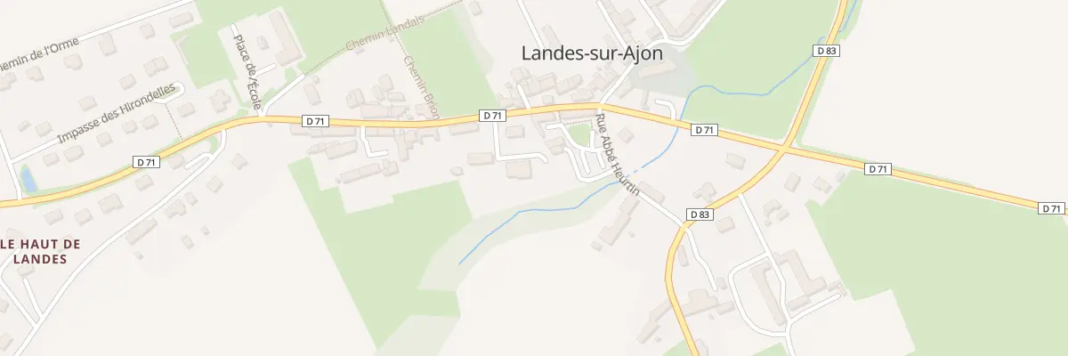 Plan du 87 Rue Levaillant à Landes-sur-Ajon
