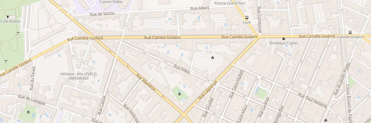 Plan du 119 Rue Frere à Bordeaux