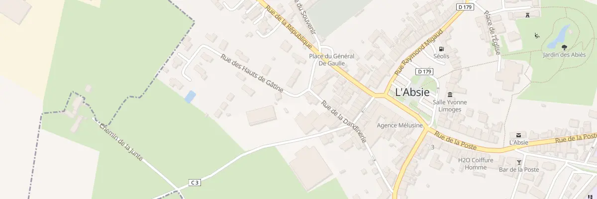Plan du 17 Rue de la Dandinerie à L’Absie