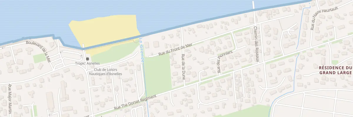 Plan du 10 Rue de la Dune à Asnelles