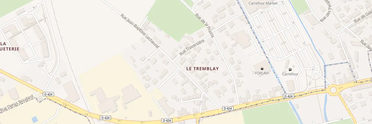 Plan du 137 Le Tremblay à La Lande-Patry