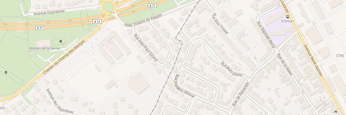 Plan du 36 Rue Jean-Paul Girard à Avrillé