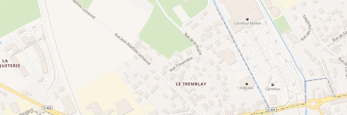 Plan du 2C Rue Traversiere à La Lande-Patry