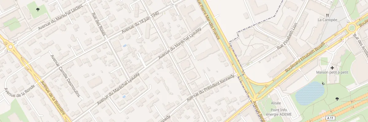 Plan du 14 Rue des Oiseaux à Avrillé