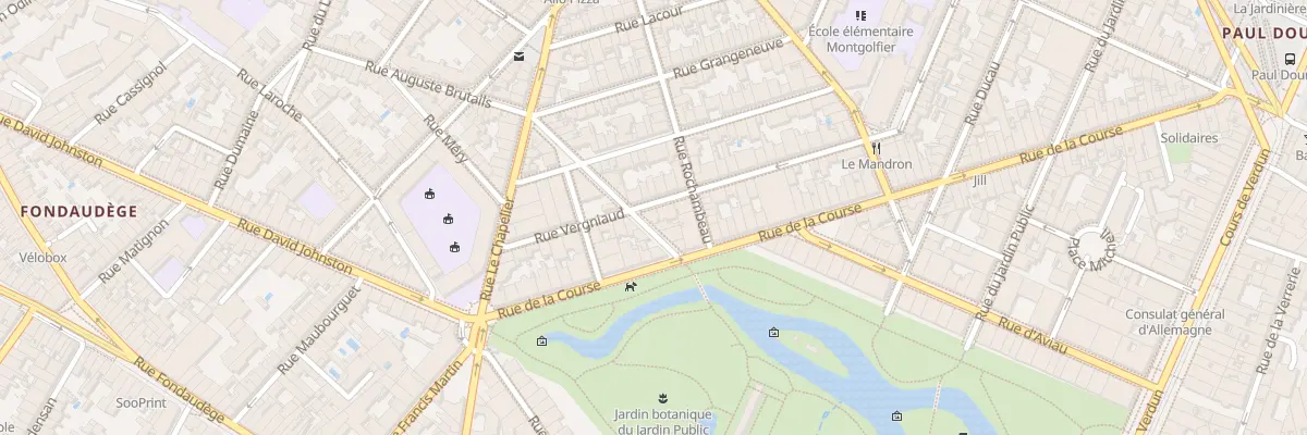 Plan du 9 Rue Danjou à Bordeaux