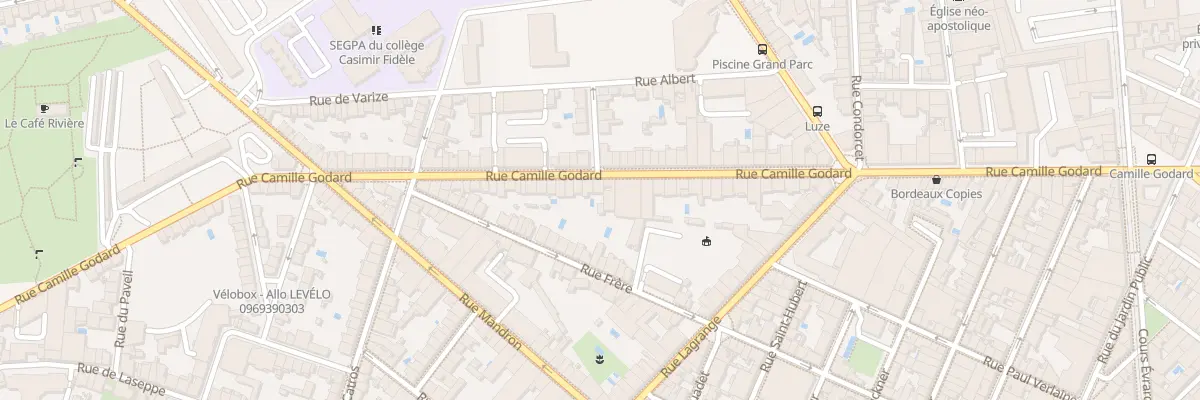Plan du 120 Rue Camille Godard à Bordeaux