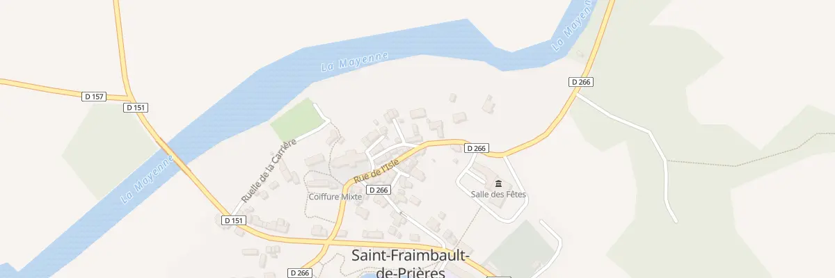 Plan du 19 Rue de l’Isle à Saint-Fraimbault-de-Prières