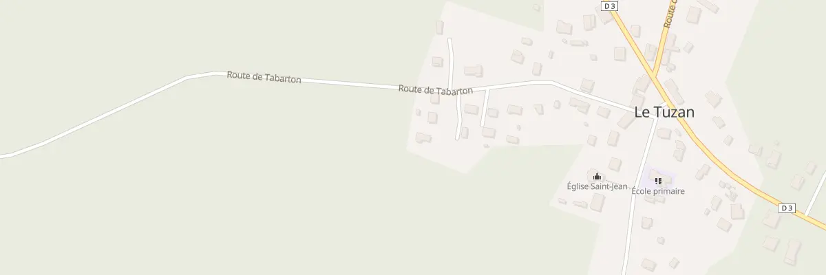 Plan du 230 Rte de Tabarton au Tuzan