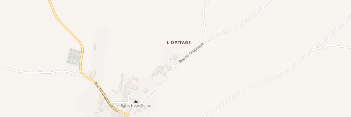Plan du 11 Rue de l’Opitage à Mazerolles