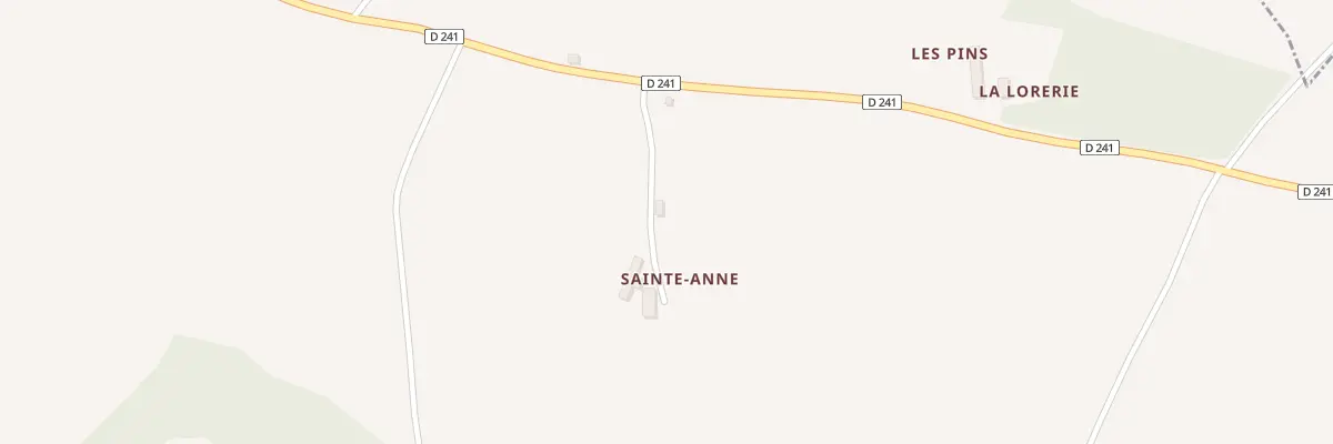 Plan du 2 Ste Anne à Belgeard