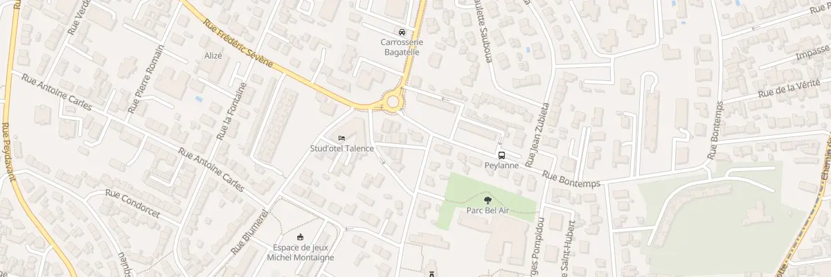 Plan du 3B Rue Bontemps à Talence