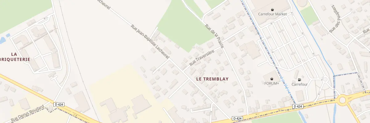 Plan du 6 Rue Traversiere à La Lande-Patry