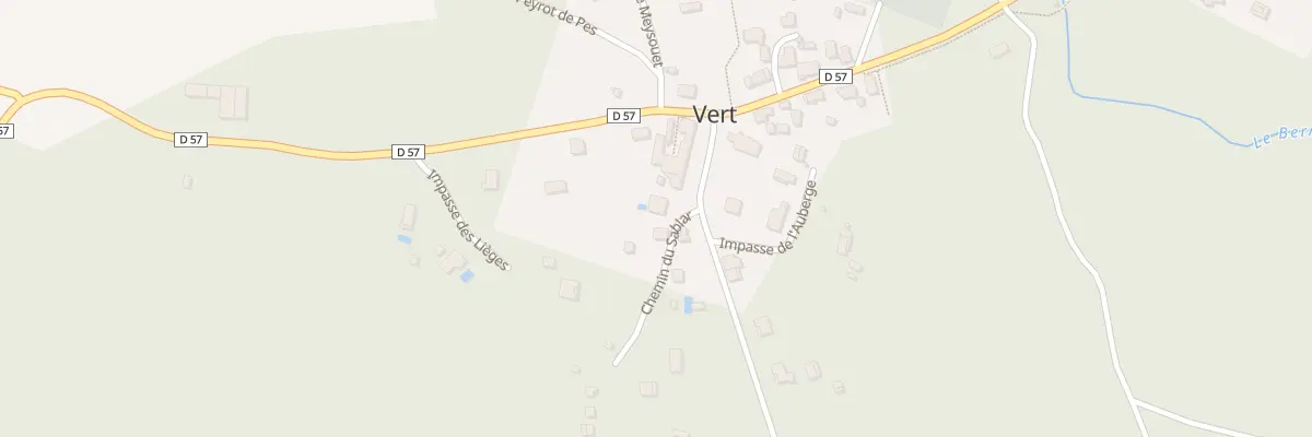 Plan du 33 Le Bourg à Vert