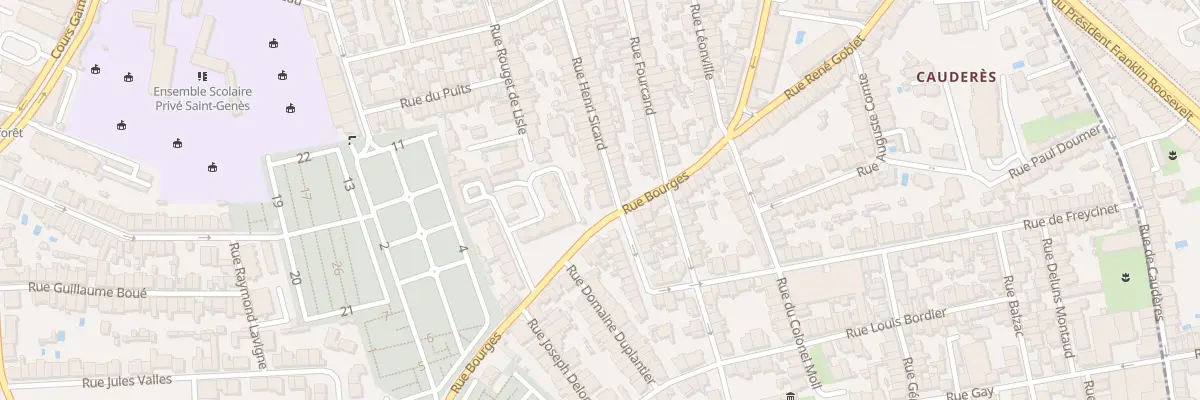 Plan du 43 Rue Henri Sicard à Talence