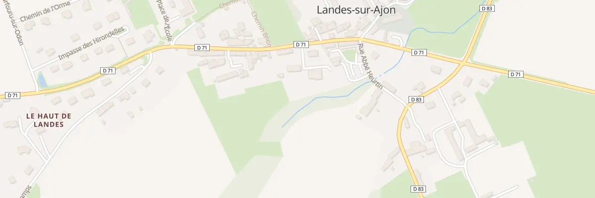 Plan du 5206 Haut de Landes à Landes-sur-Ajon