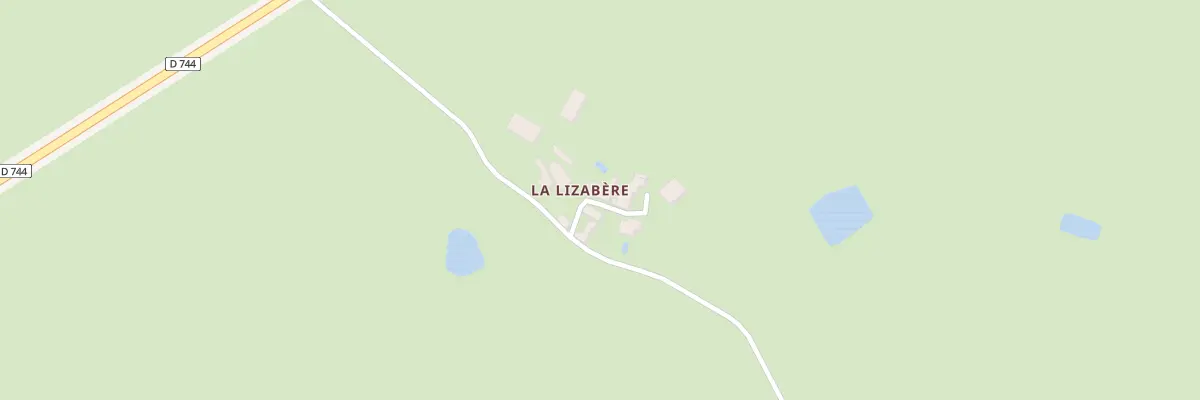 Plan du 5233 La Lizabere au Busseau